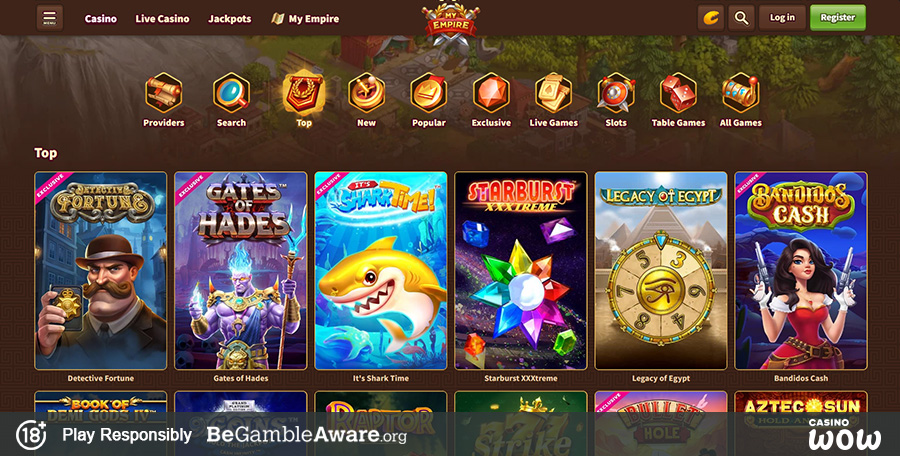 MyEmpire Casino Games