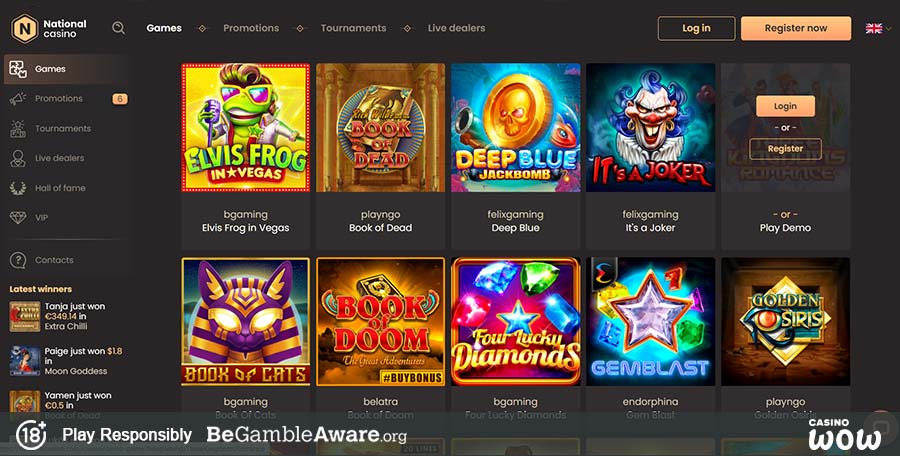 National Casino Games