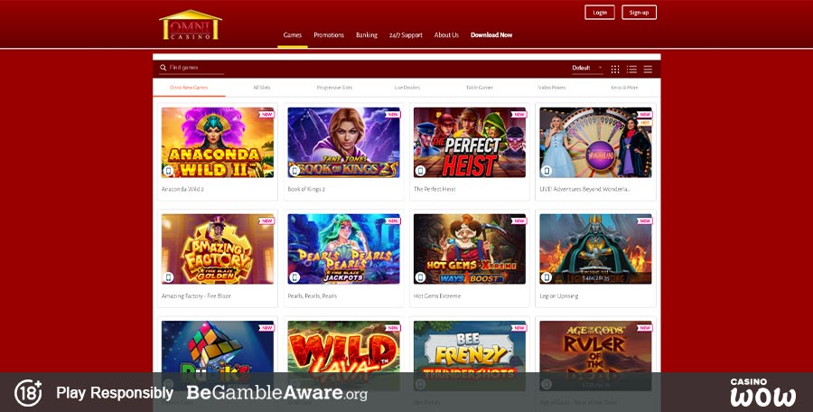 Omni Casino Games