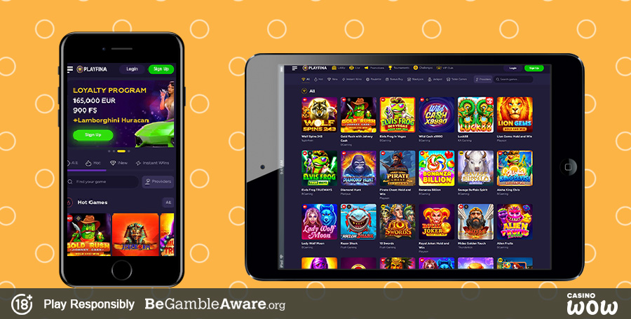 Playfina Mobile Casino