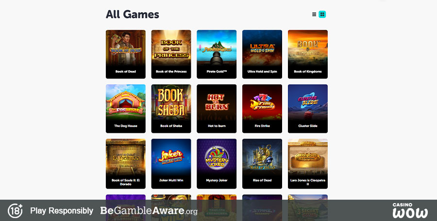 Pocket Play Casino Games