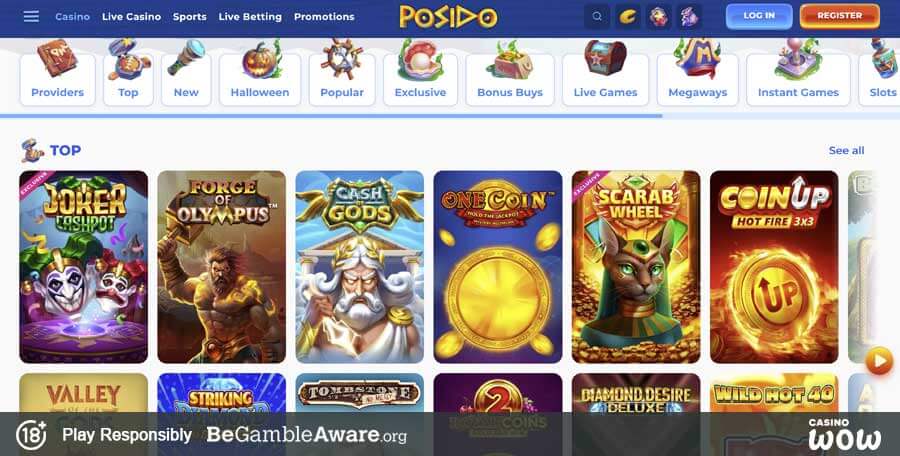 Posido Casino Games