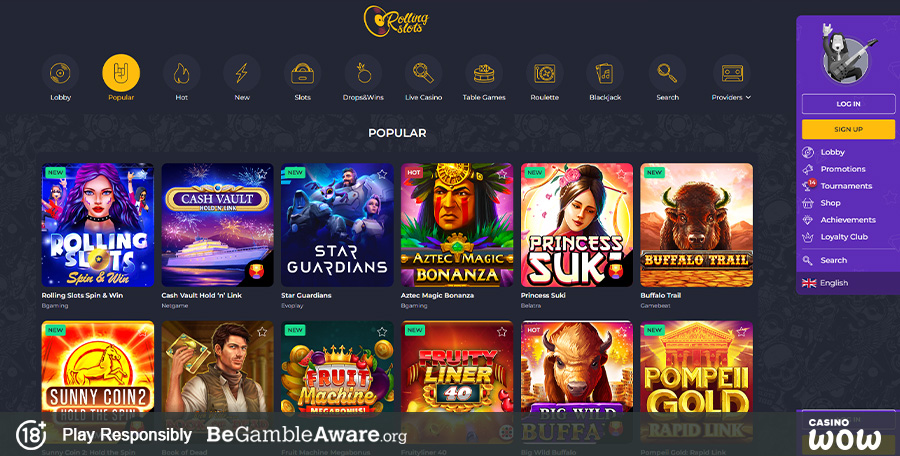 Rolling Slots Casino Games