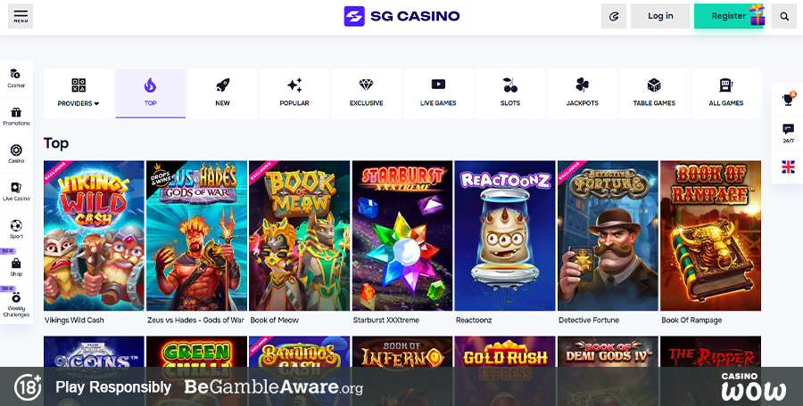 SG Casino Games
