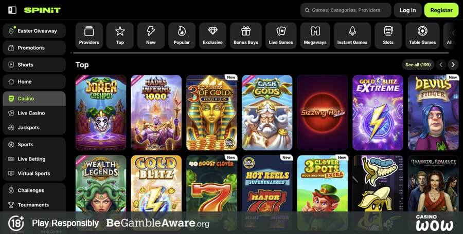 SPINiT Casino Games