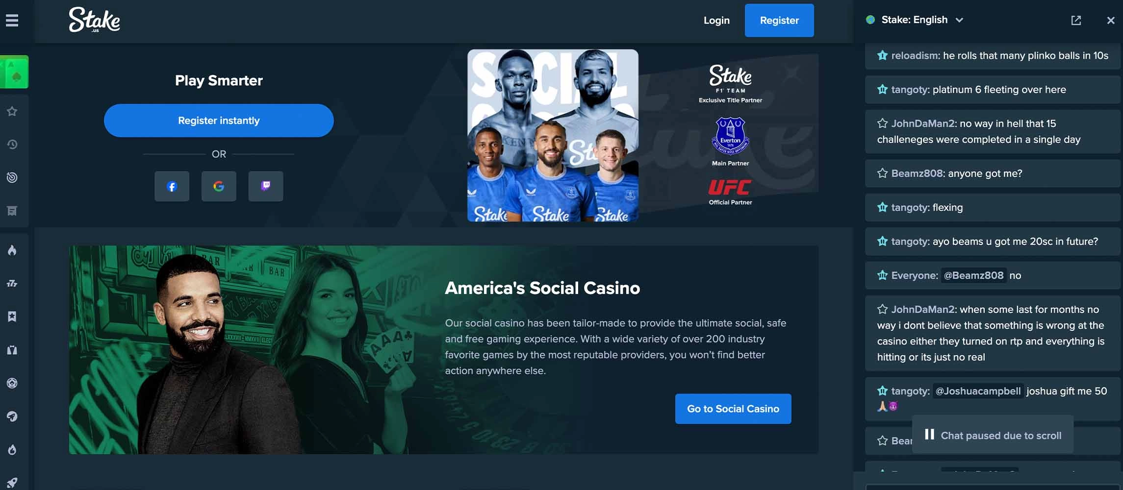 Stake.us Social Casino