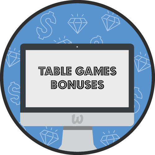 All Table Games Bonuses Online