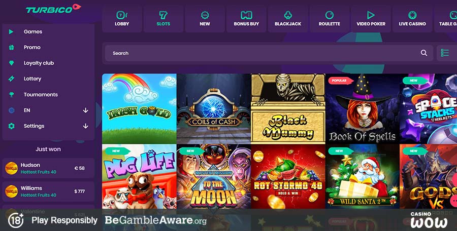 Turbico Casino Games