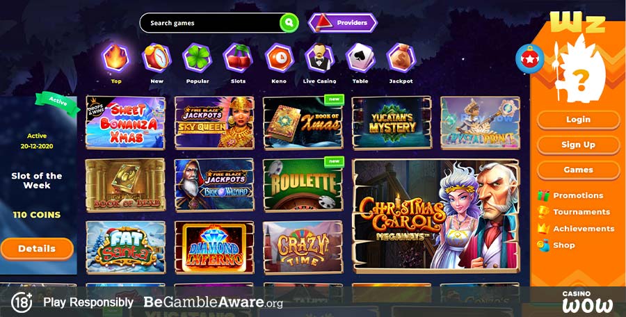 Wazamba Casino Games
