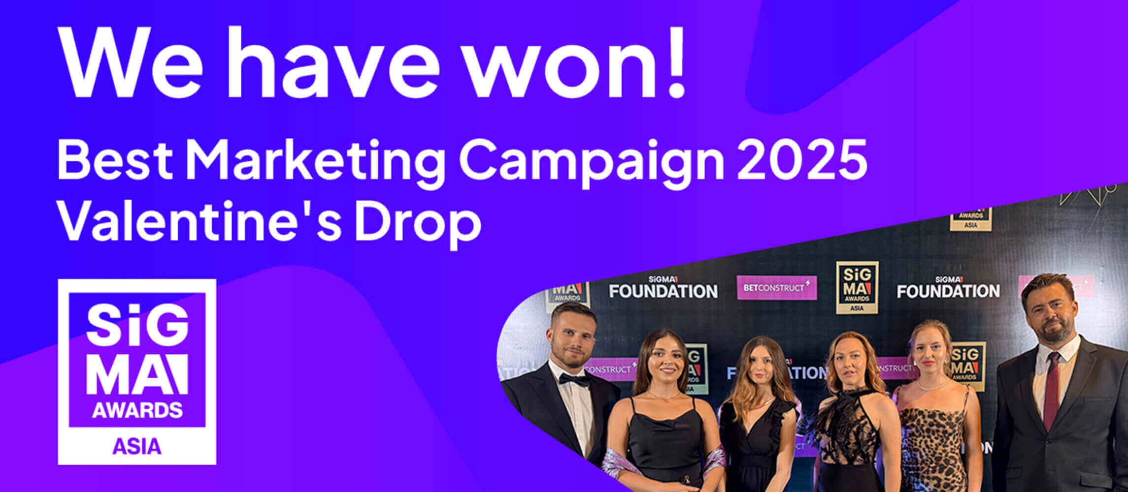 Wazdan wins Best Marketing Campaign at Sigma Awards