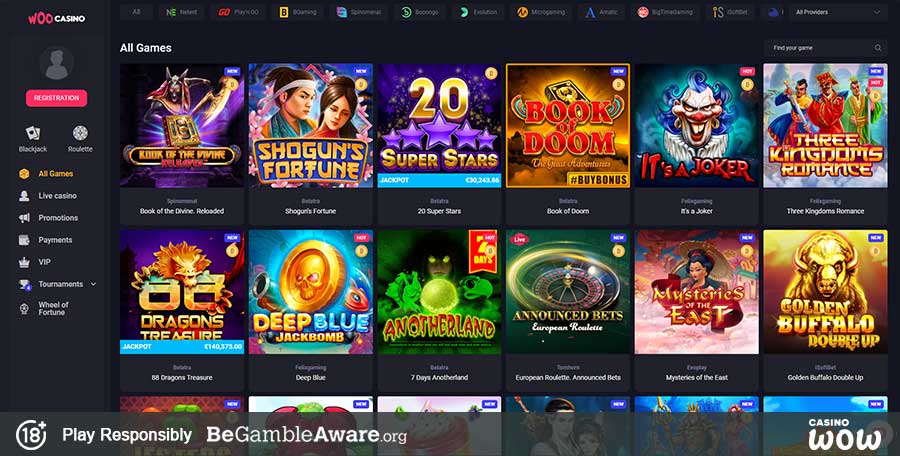 WooCasino Games