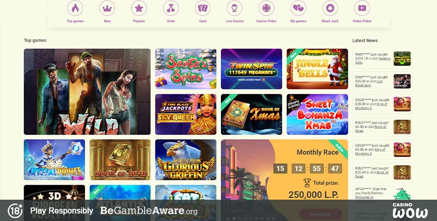 YoYo Casino Games